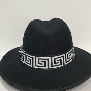 Bruno Capelo hat brim wool black